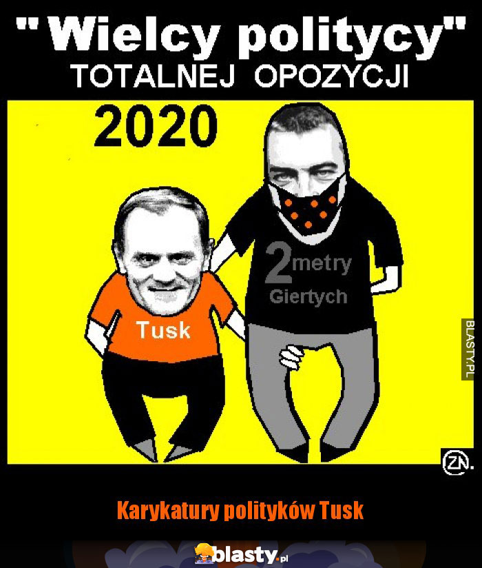 Karykatury polityków Tusk Karykatury polityków Tusk
