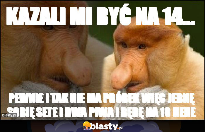KAZALI MI BYĆ NA 14... KAZALI MI BYĆ NA 14...