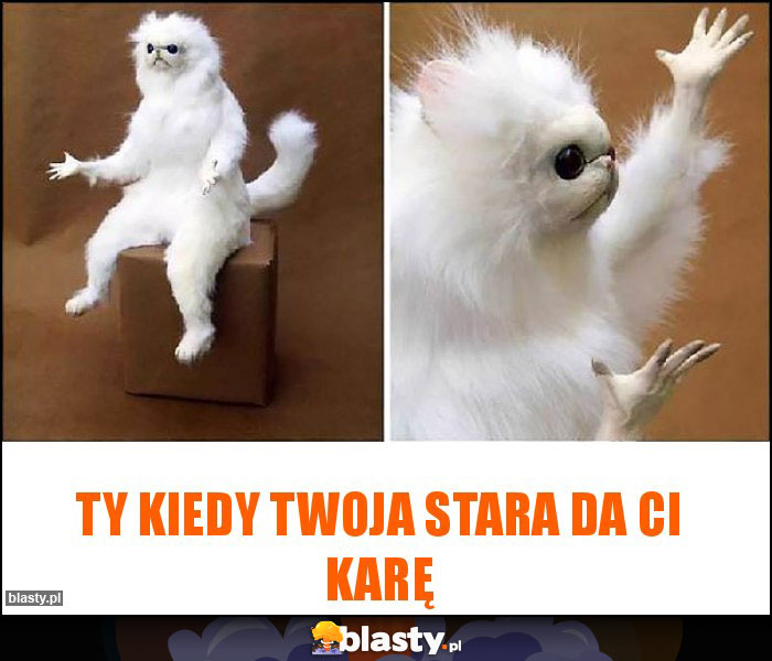 TY KIEDY TWOJA STARA DA CI KARĘ TY KIEDY TWOJA STARA DA CI KARĘ