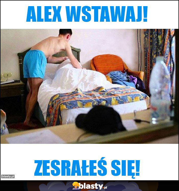 ALEX WSTAWAJ! ALEX WSTAWAJ!