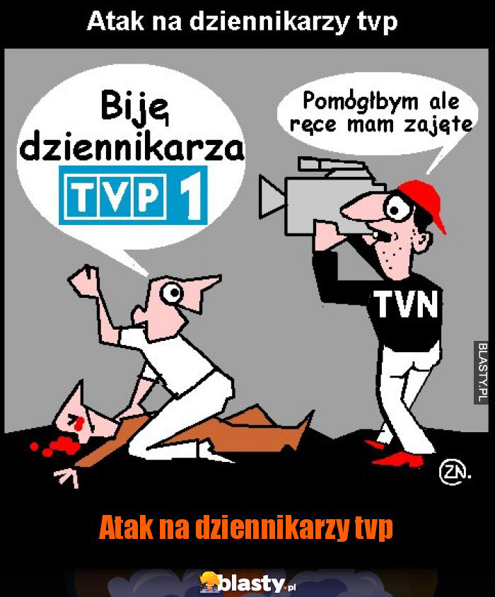Atak na dziennikarzy tvp Atak na dziennikarzy tvp