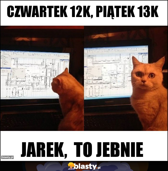 Czwartek 12k, piątek 13k Czwartek 12k, piątek 13k