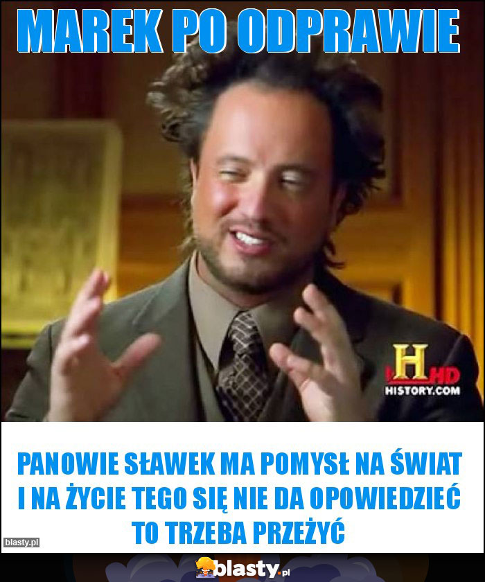 Marek po odprawie Marek po odprawie