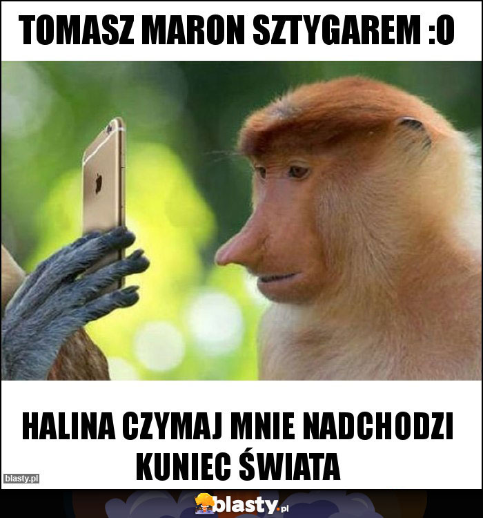 Tomasz maron sztygarem :O Tomasz maron sztygarem :O