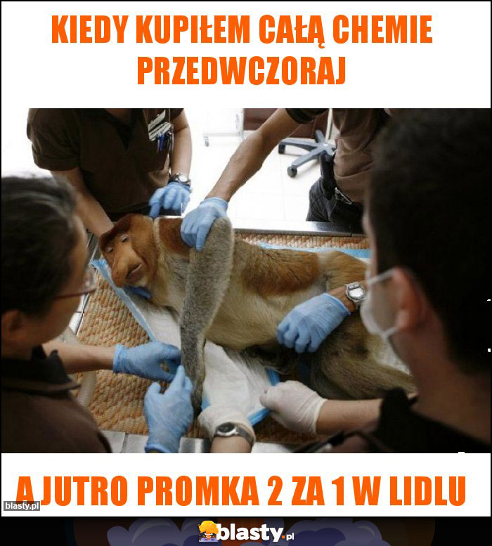 Kiedy kupiłem całą chemie przedwczoraj Kiedy kupiłem całą chemie przedwczoraj
