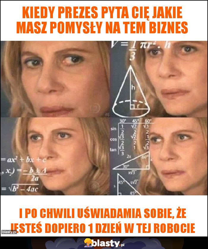 Kiedy prezes pyta Cię jakie masz pomysły na tem biznes Kiedy prezes pyta Cię jakie masz pomysły na tem biznes
