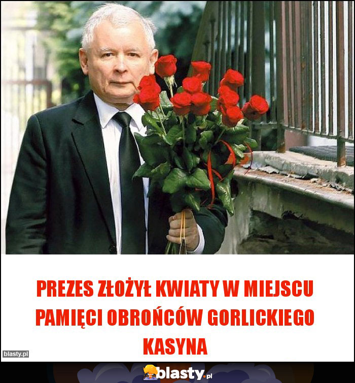Prezes złożył kwiaty w miejscu pamięci obrońców gorlickiego kasyna Prezes złożył kwiaty w miejscu pamięci obrońców gorlickiego kasyna