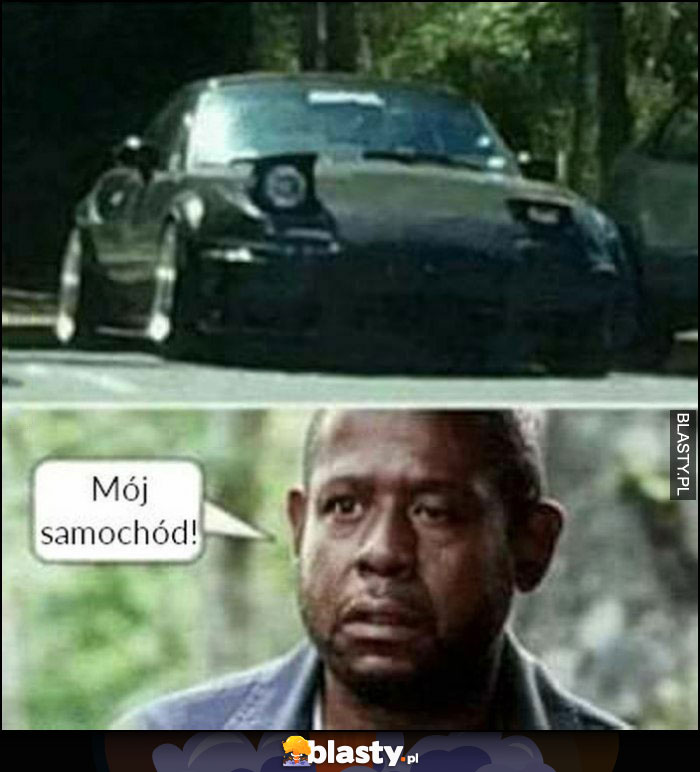 Forest Whitaker Mazda MX5 klapnięte oko lampa mój samochód