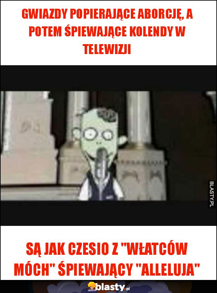 Gwiazdy popierające aborcję, a potem śpiewające kolendy w telewizji Gwiazdy popierające aborcję, a potem śpiewające kolendy w telewizji