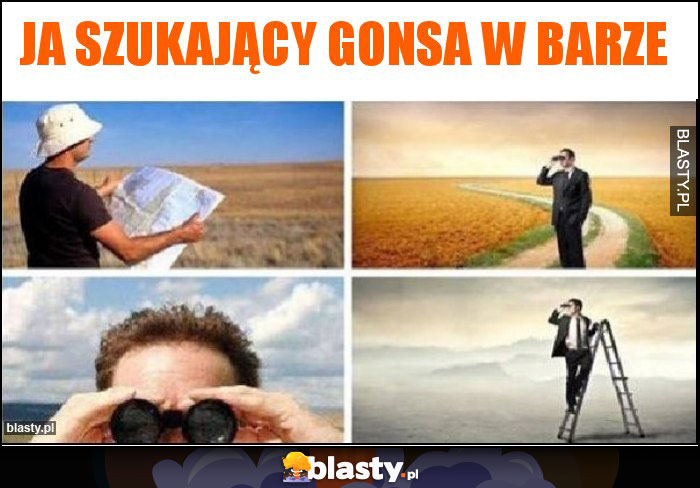 Ja SZUKAJĄCY GONSA W BARZE Ja SZUKAJĄCY GONSA W BARZE