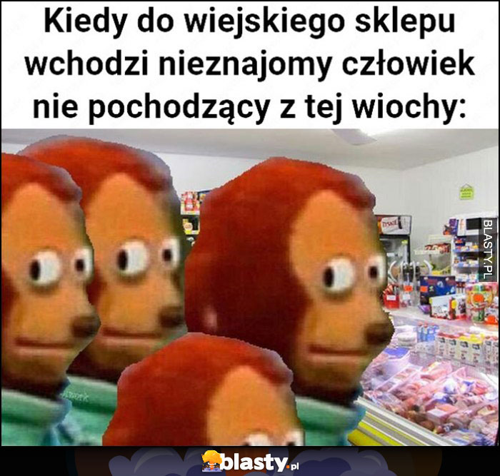 Kiedy do wiejskiego sklepu wchodzi nieznajomy człowiek nie pochodzący z tej wiochy