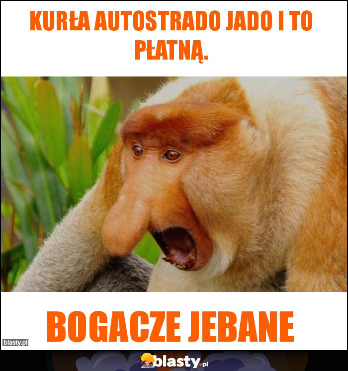 Kurła autostrado jado i to płatną. Kurła autostrado jado i to płatną.