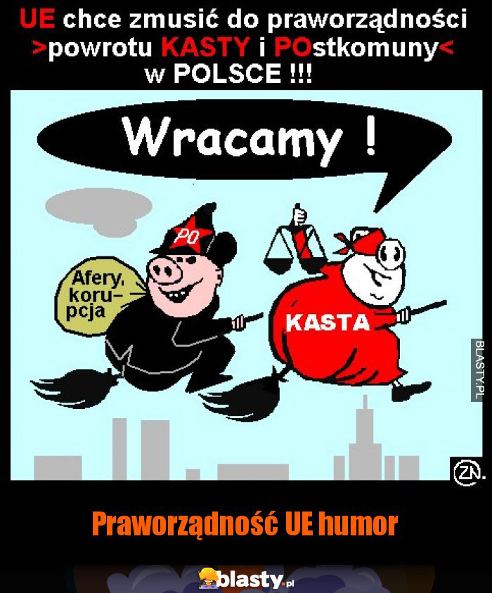 Praworządność UE humor Praworządność UE humor
