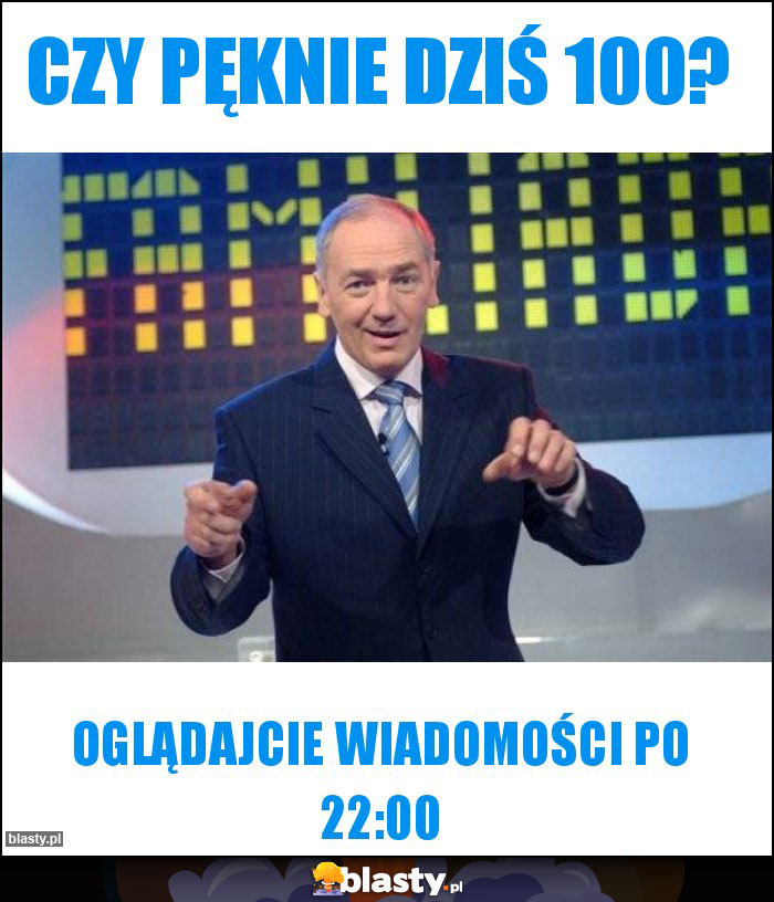 Czy pęknie dziś 100? Czy pęknie dziś 100?