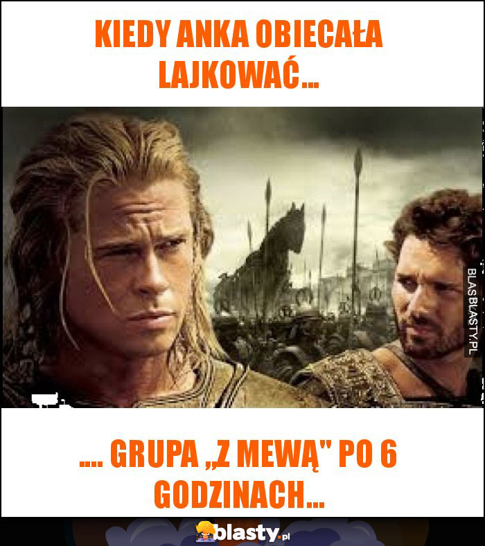 Kiedy Anka obiecała lajkować... Kiedy Anka obiecała lajkować...