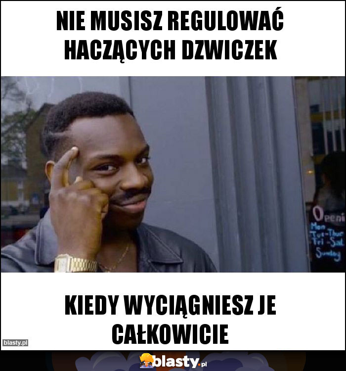 Nie musisz regulować haczących dzwiczek Nie musisz regulować haczących dzwiczek
