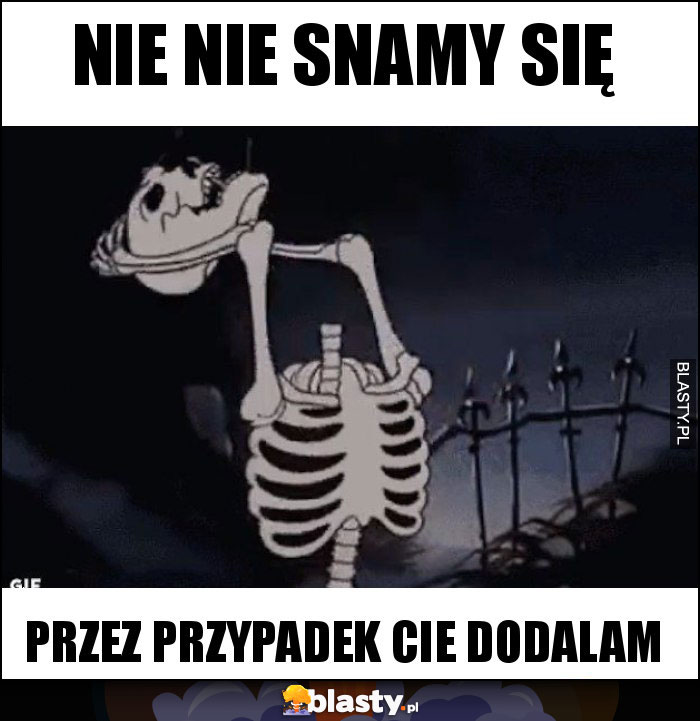 NIE NIE SNAMY SIĘ NIE NIE SNAMY SIĘ