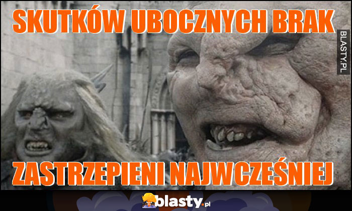 Skutków ubocznych brak Skutków ubocznych brak