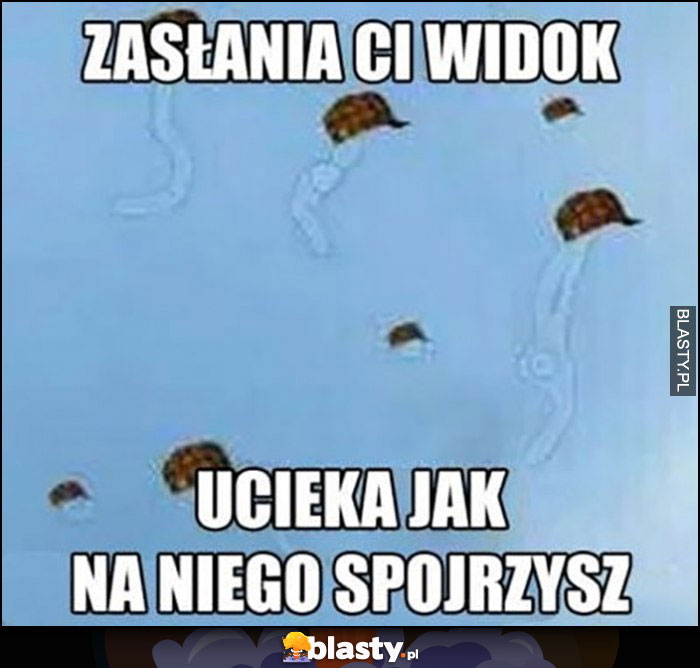 Zasłania ci widok, ucieka jak na niego spojrzysz mroczek przed oczami