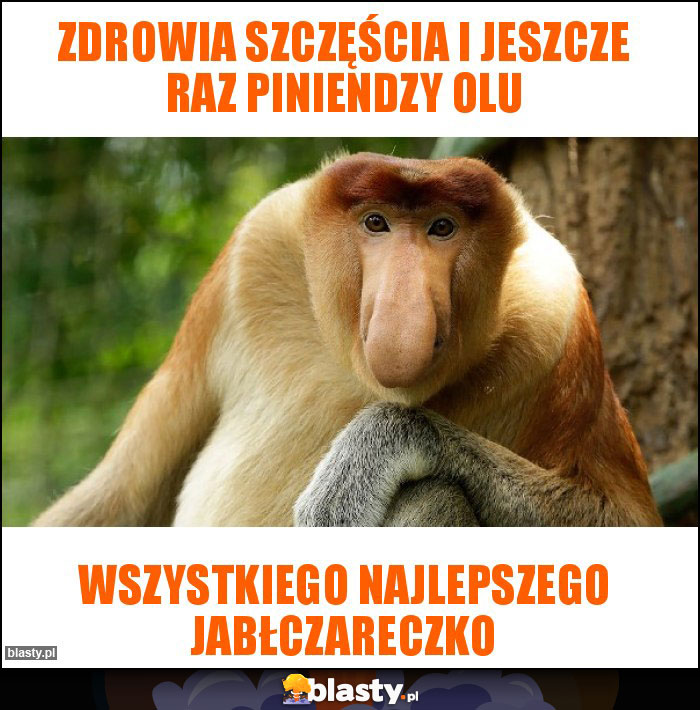 Zdrowia szczęścia i jeszcze raz piniendzy Olu