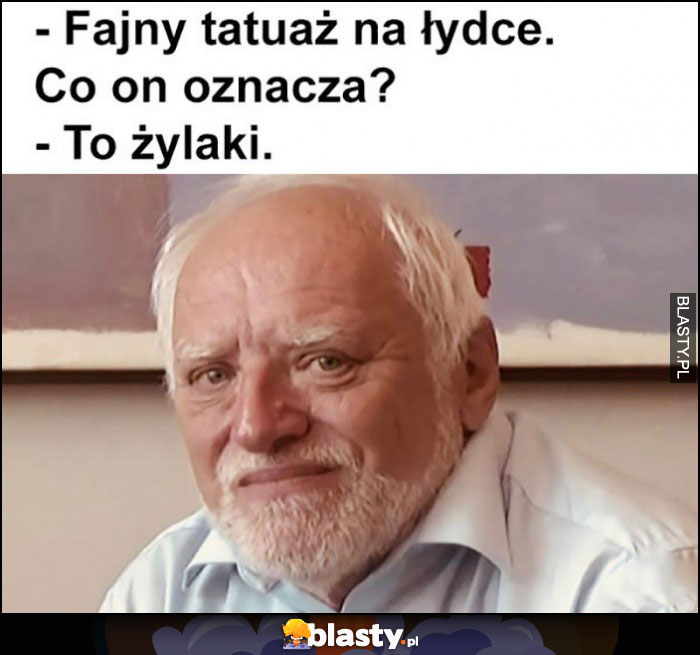 Fajny tatuaż na łydce, co on oznacza? To żylaki dziwny pan ze stocku