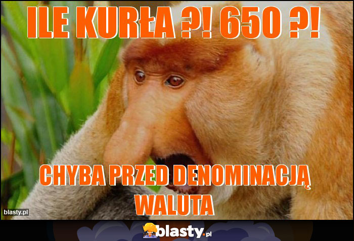 Ile kurła ?! 650 ?! Ile kurła ?! 650 ?!