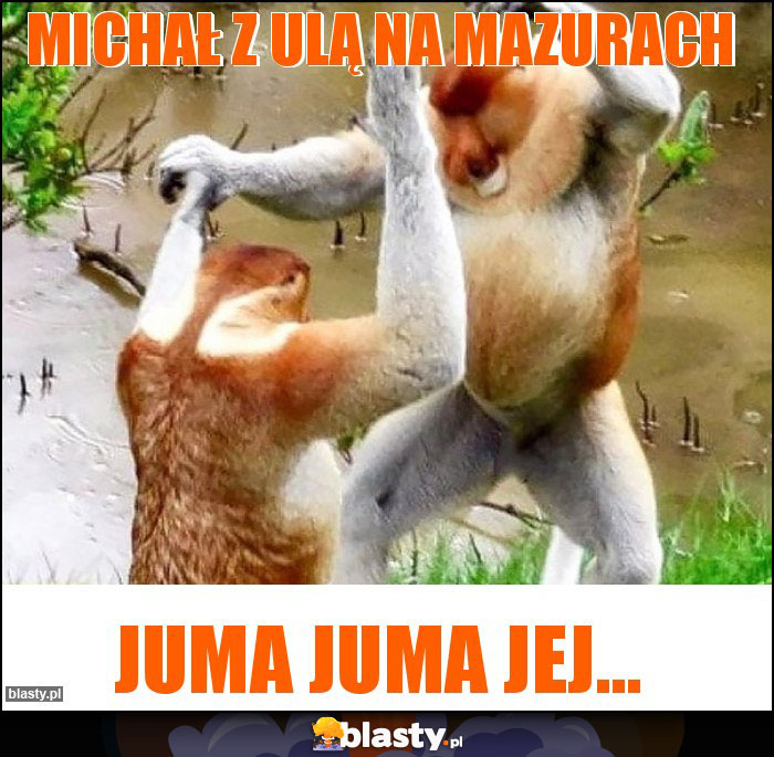 Michał z Ulą na mazurach Michał z Ulą na mazurach
