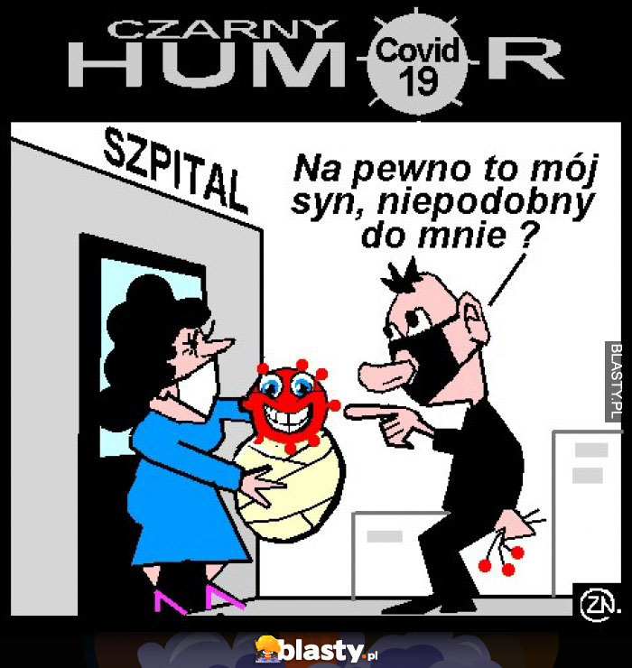 Covid na wesoło żart