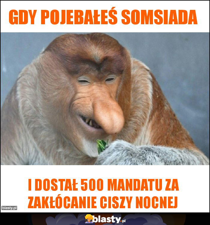 Gdy pojebałeś somsiada Gdy pojebałeś somsiada