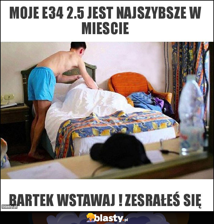 Moje E34 2.5 jest najszybsze w miescie Moje E34 2.5 jest najszybsze w miescie