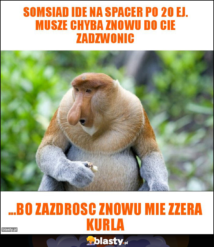 Somsiad Ide na spacer po 20 ej. Musze chyba znowu do Cie zadzwonic Somsiad Ide na spacer po 20 ej. Musze chyba znowu do Cie zadzwonic