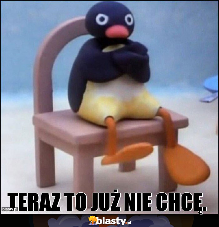 Teraz to już nie chcę. Teraz to już nie chcę.