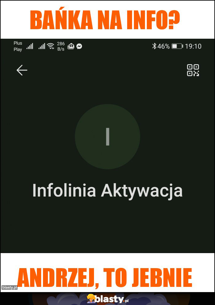 Bańka na info? Bańka na info?