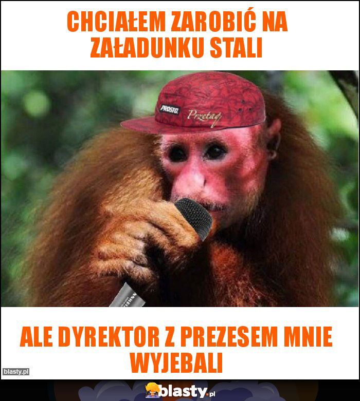 Chciałem zarobić na załadunku stali Chciałem zarobić na załadunku stali