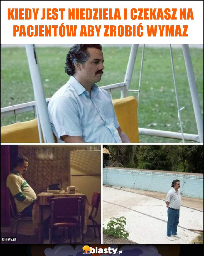 Kiedy jest niedziela i czekasz na pacjentów aby zrobić wymaz Kiedy jest niedziela i czekasz na pacjentów aby zrobić wymaz