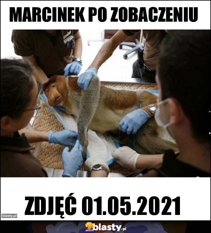 Marcinek po zobaczeniu Marcinek po zobaczeniu
