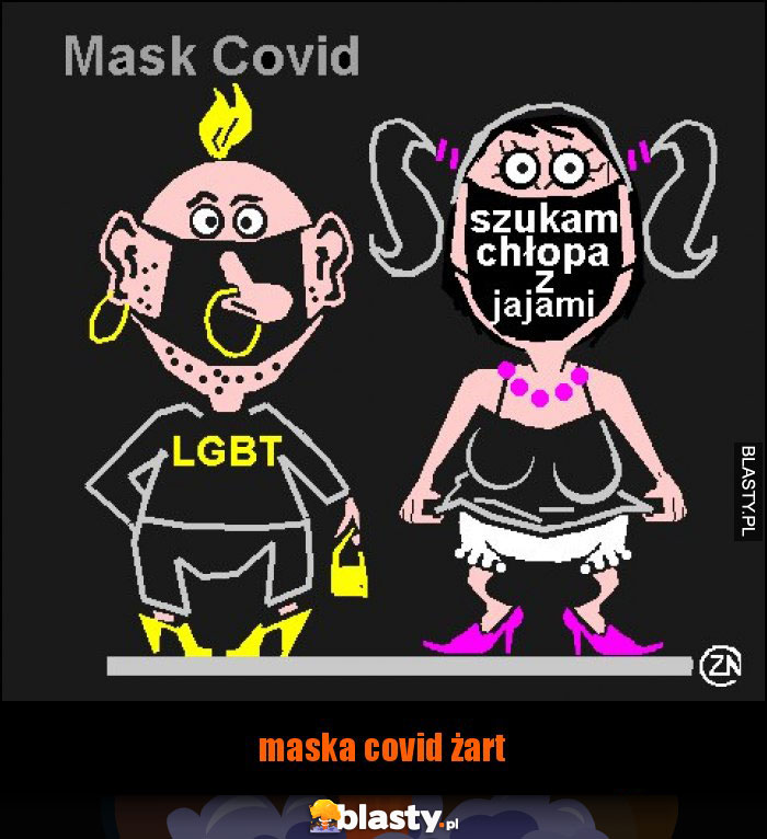 maska covid żart maska covid żart