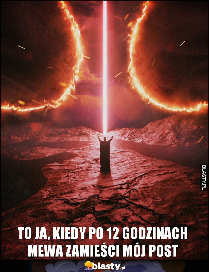 To ja, kiedy po 12 godzinach Mewa zamieści mój post To ja, kiedy po 12 godzinach Mewa zamieści mój post