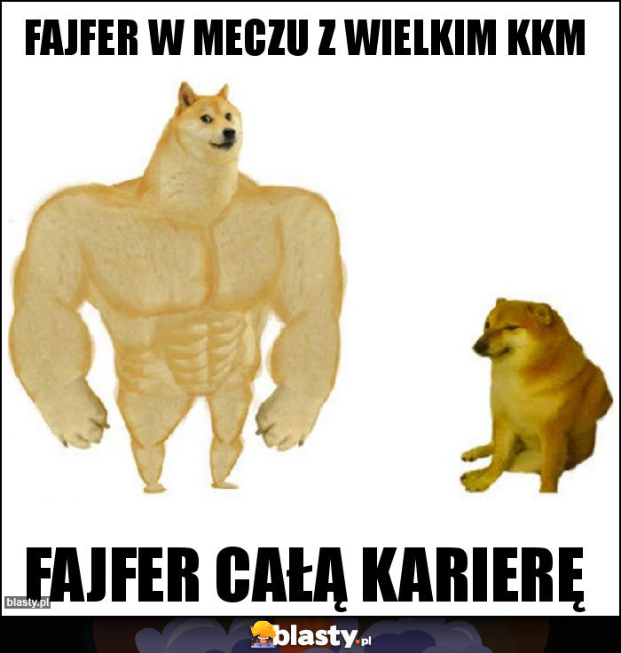 Fajfer w meczu z wielkim kkm Fajfer w meczu z wielkim kkm