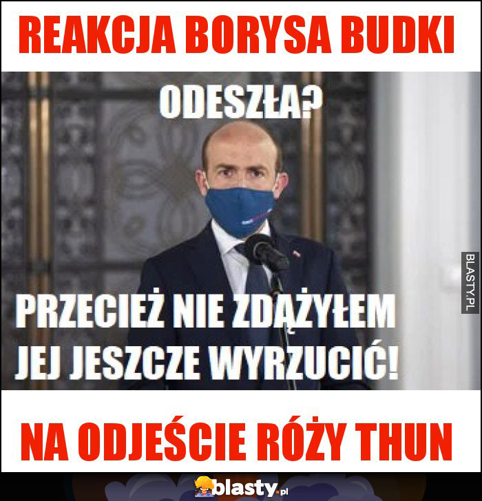 Reakcja Borysa Budki Reakcja Borysa Budki