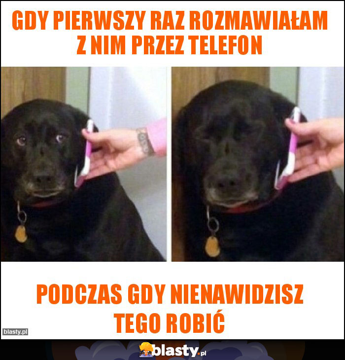 Gdy pierwszy raz rozmawiałam z nim przez telefon Gdy pierwszy raz rozmawiałam z nim przez telefon