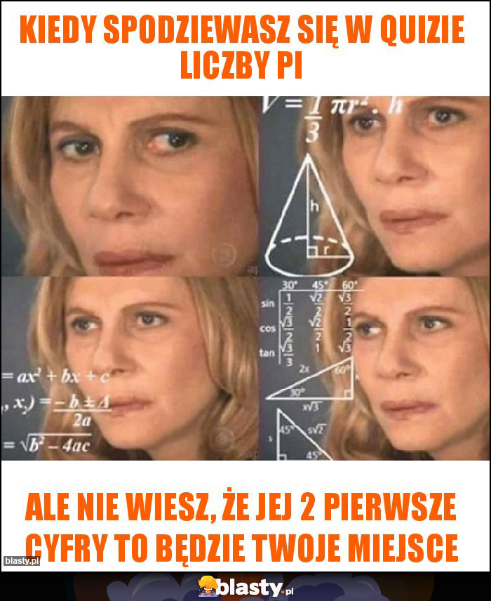 Kiedy spodziewasz się w quizie liczby pi Kiedy spodziewasz się w quizie liczby pi