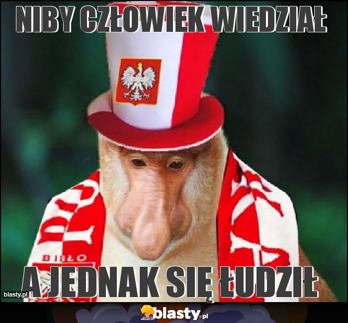 niby człowiek wiedział niby człowiek wiedział