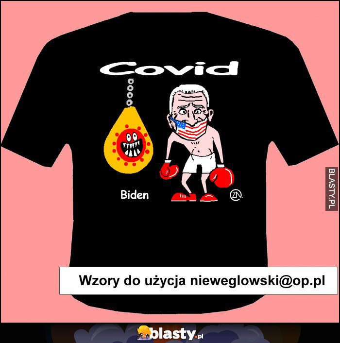 T-shirt wzór polityka covid T-shirt wzór polityka covid