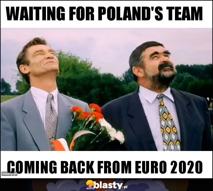 Waiting for poland's team Waiting for poland's team