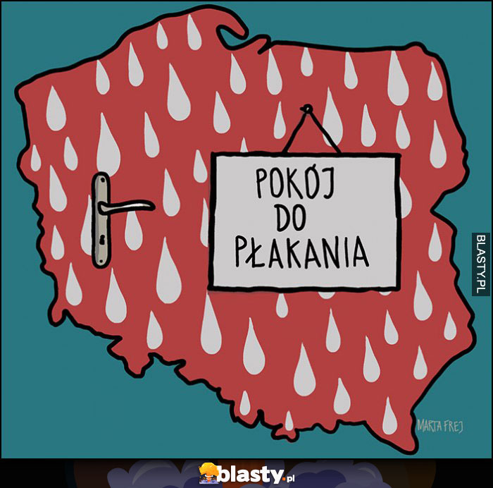 Polska pokój do płakania rysunek