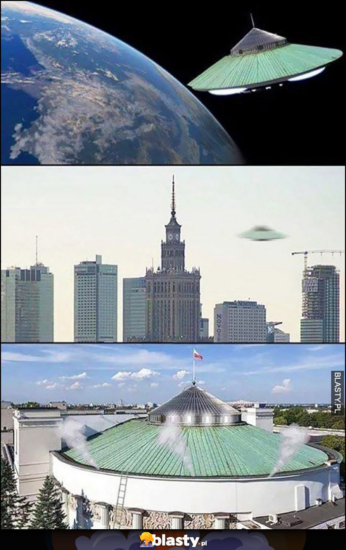 Sejm budynek sejmu UFO latający spodek