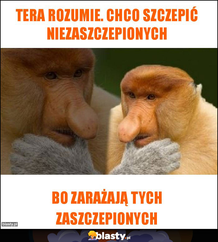 Tera rozumie. chco szczepić niezaszczepionych Tera rozumie. chco szczepić niezaszczepionych