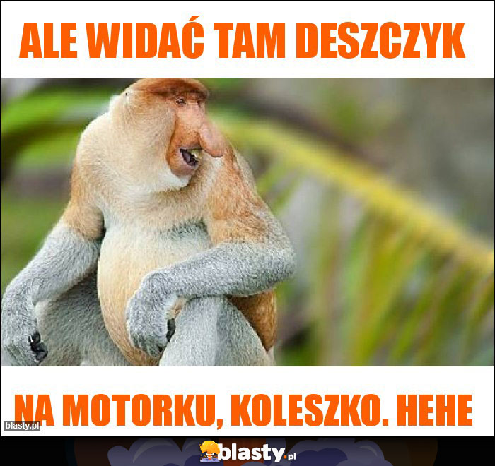 Ale widać tam deszczyk Ale widać tam deszczyk