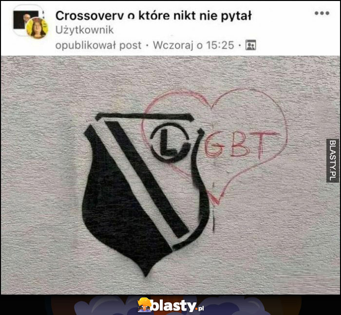 Crossovery o które nikt nie pytał Legia LGBT